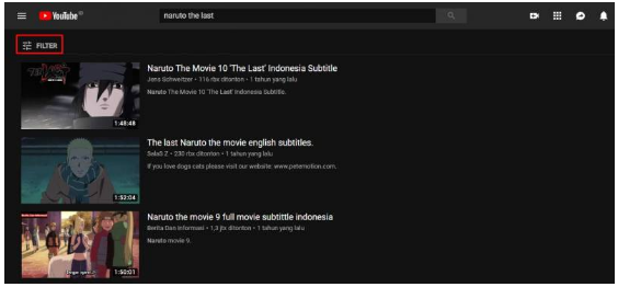 Cara Mencari Film atau Video Berdurasi Panjang di YouTube