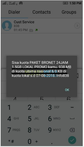 Cara Cek Kuota Internet AXIS 2019