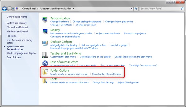 cara menampilkan ekstensi file di windows 7