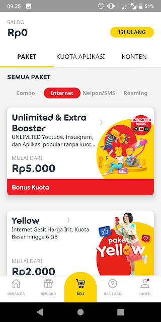 cara daftar kartu indosat gratis youtube