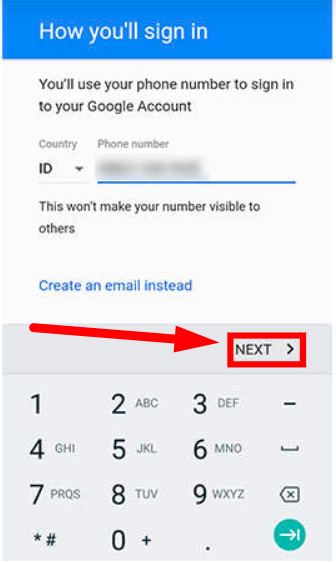 buat email dari hp langsung jadi