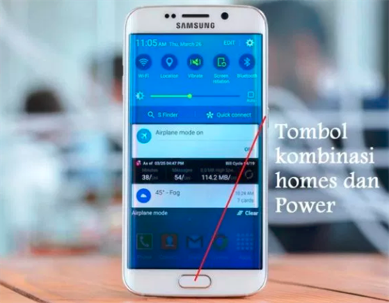 Cara Screenshot Hp Samsung